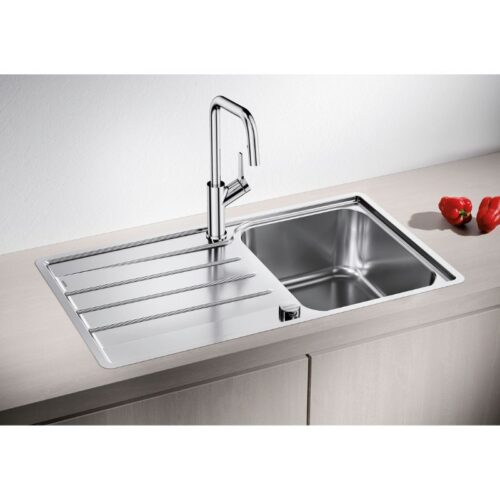 Chậu rửa bát inox 1 hố Blanco Lemis 45 S-IF 3 Ảnh thực tế chậu rửa bát Blanco Lemis 45 S-IF