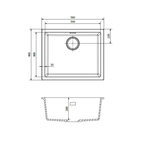 lap dat chau rua chen reginox amsterdam 50 den r30844